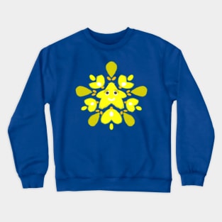 StarBurst Yellow Crewneck Sweatshirt
